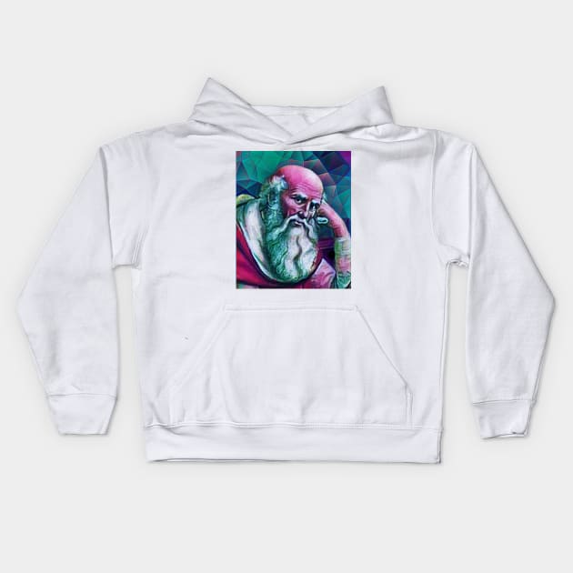 St. Jerome Portrait | St. Jerome Artwork 4 Kids Hoodie by JustLit